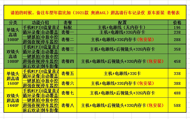 奔驰GLC200/GLC260/GLC300/GLB专车专用行车记录仪隐藏式免接线