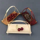 Бамбуковая корзина ручной работы творческая бамбуковая корзина корзина корзина с фруктами отель многослойная бамбуковая тарелка декоративная орнаментальная корзина