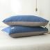 Vỏ gối cotton Nam Cực cặp bông giặt bông vỏ gối đơn màu rắn đặt 48x74cm - Gối trường hợp gối tựa lưng sofa gỗ Gối trường hợp