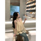 ເສື້ອ chiffon ລົມອ່ອນໆທີ່ມີການອອກແບບແບບເກົາຫຼີ