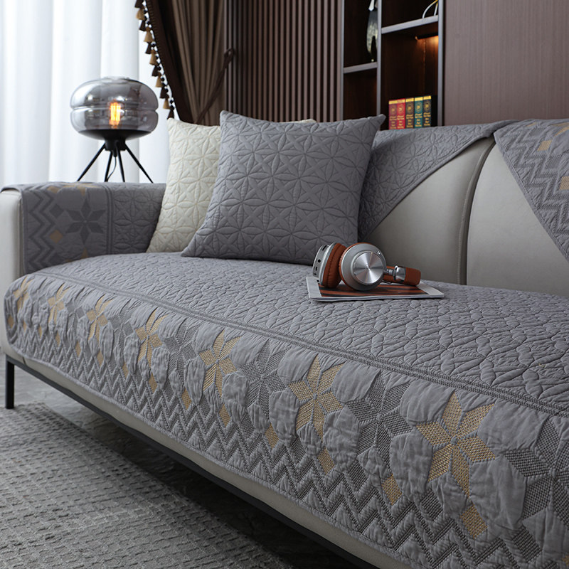 2025新款全棉沙发垫四季通用防滑坐垫子简约现代皮沙发套罩巾盖布,淘宝优惠券,粉丝福利购,淘宝优惠卷