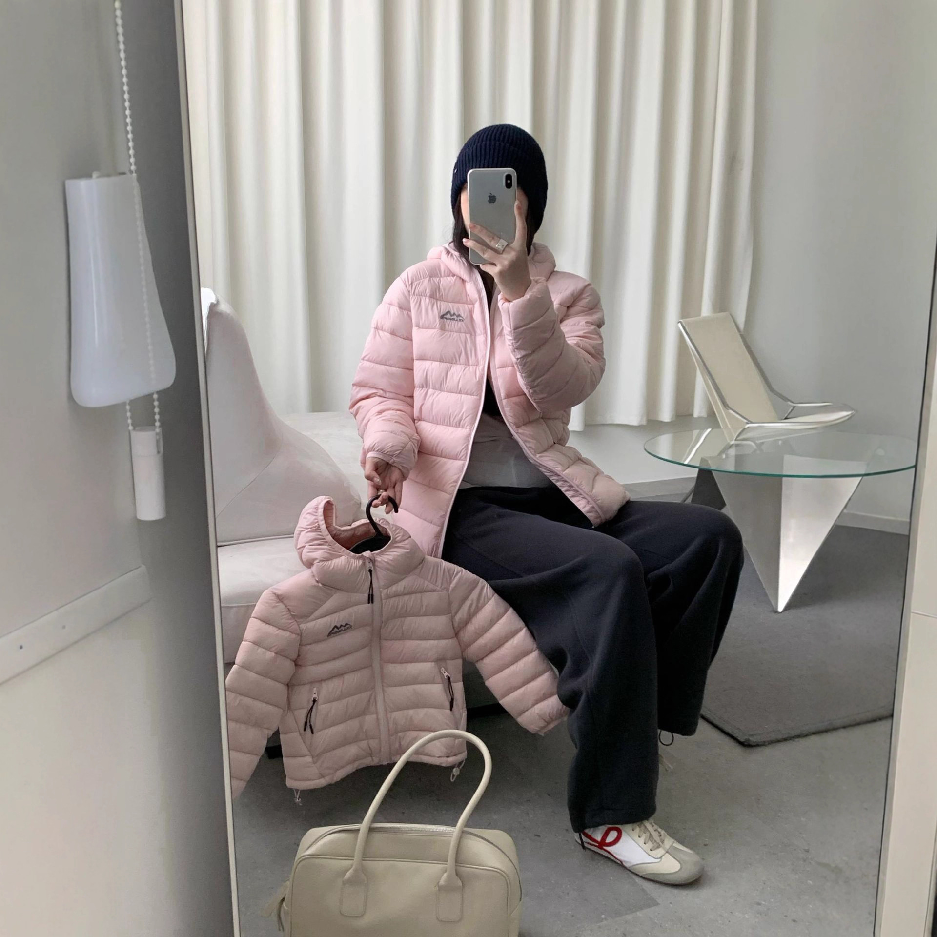 亲子儿童轻薄棉衣排骨男女童羽绒棉服外套2025新款冬季棉袄面包服 - 图0