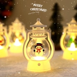 Рождественский светящийся атмосферный декор, маленькая портативная ручка