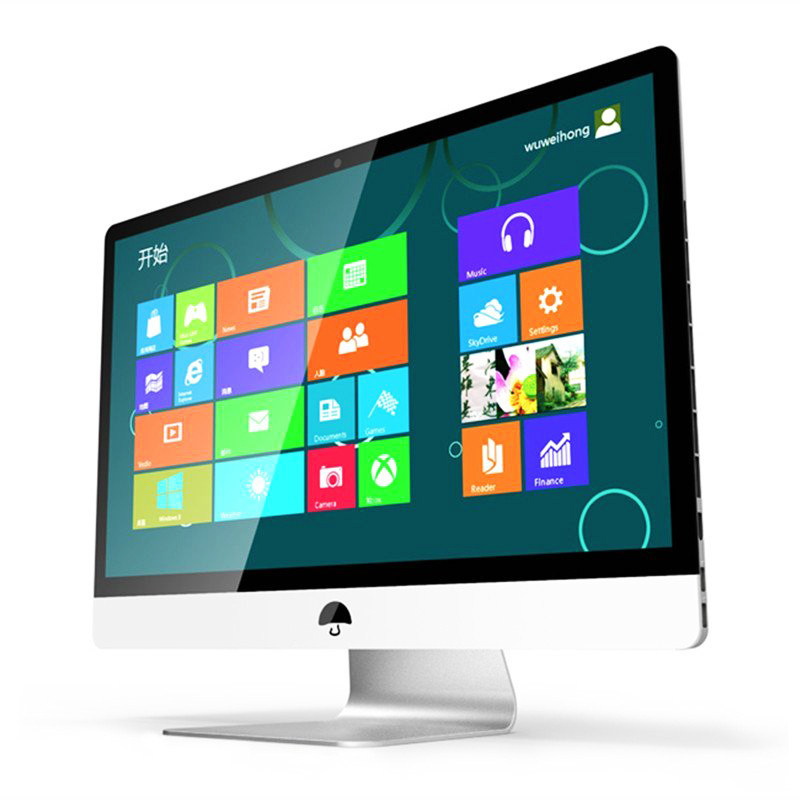典籍18.5-23.6英寸一体机电脑四核 广州鑫石数码一体机