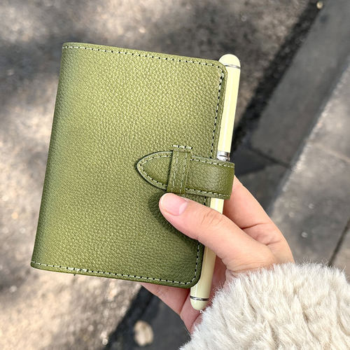 橄榄绿m5活页手账本笔记记事本日程计划日记小本子便携口袋本加厚 - 图3