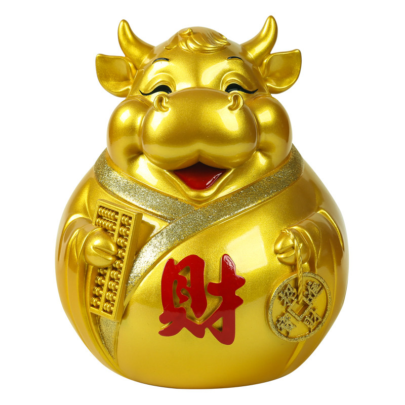 金牛存钱罐只进不出创意独特可存可取大号虎储钱罐大容量大人家用