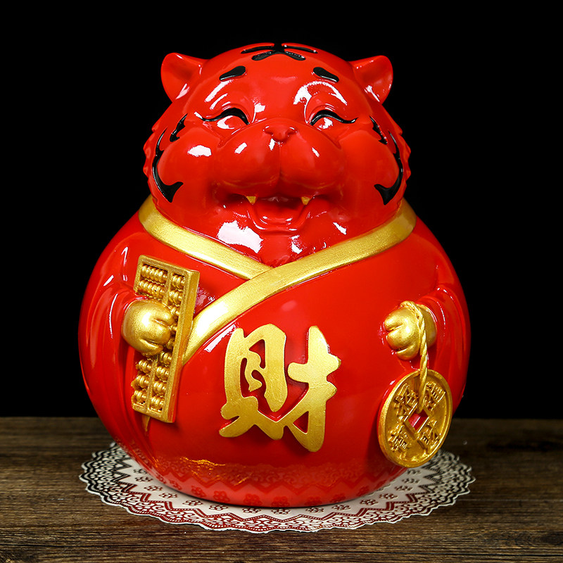 金牛存钱罐只进不出创意独特可存可取大号虎储钱罐大容量大人家用