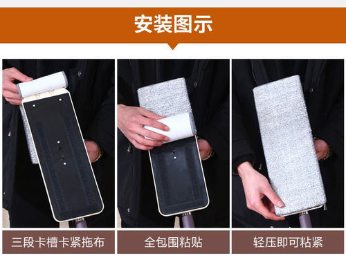 拖把布替换布平板懒人乐家用拖布头粘贴式免手洗尘推头刮刮墩布厚 - 图2