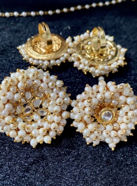 印度小米珠花朵多层立体欧美圆形镂空复古民族风夸张大戒指印度舞