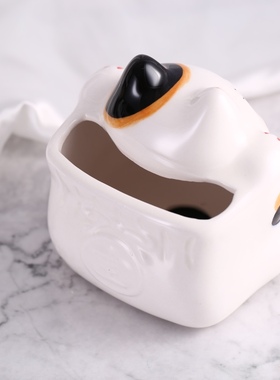 开运招财猫卡通存钱罐多功能陶瓷