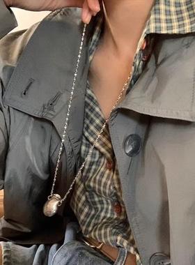 自制ins复古小众花瓶项链