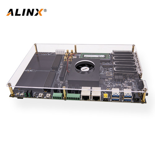 FPGA开发板Xilinx Zynq UltraScale+ MPSoC XCZU19EG 100G光纤HPC - 图0