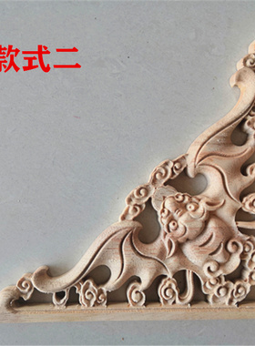 家具吊顶对角花欧式门东阳木雕