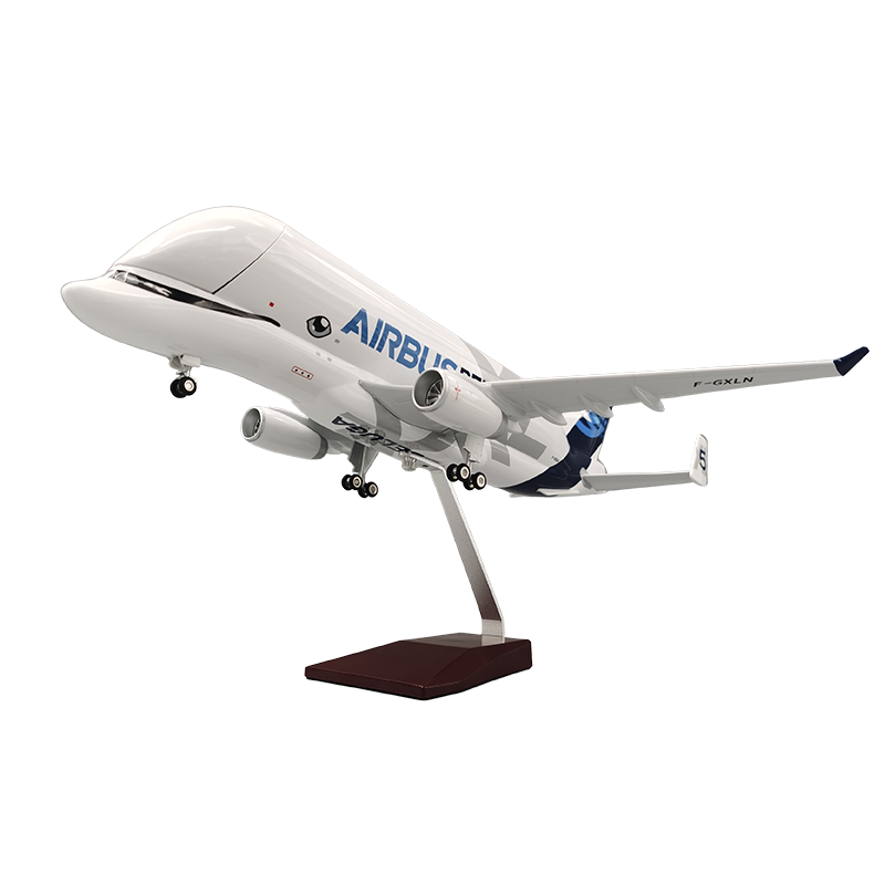 42CM大白鲸飞机模型合金仿真空客A330超级运输机摆件儿童航模玩具 - 图3