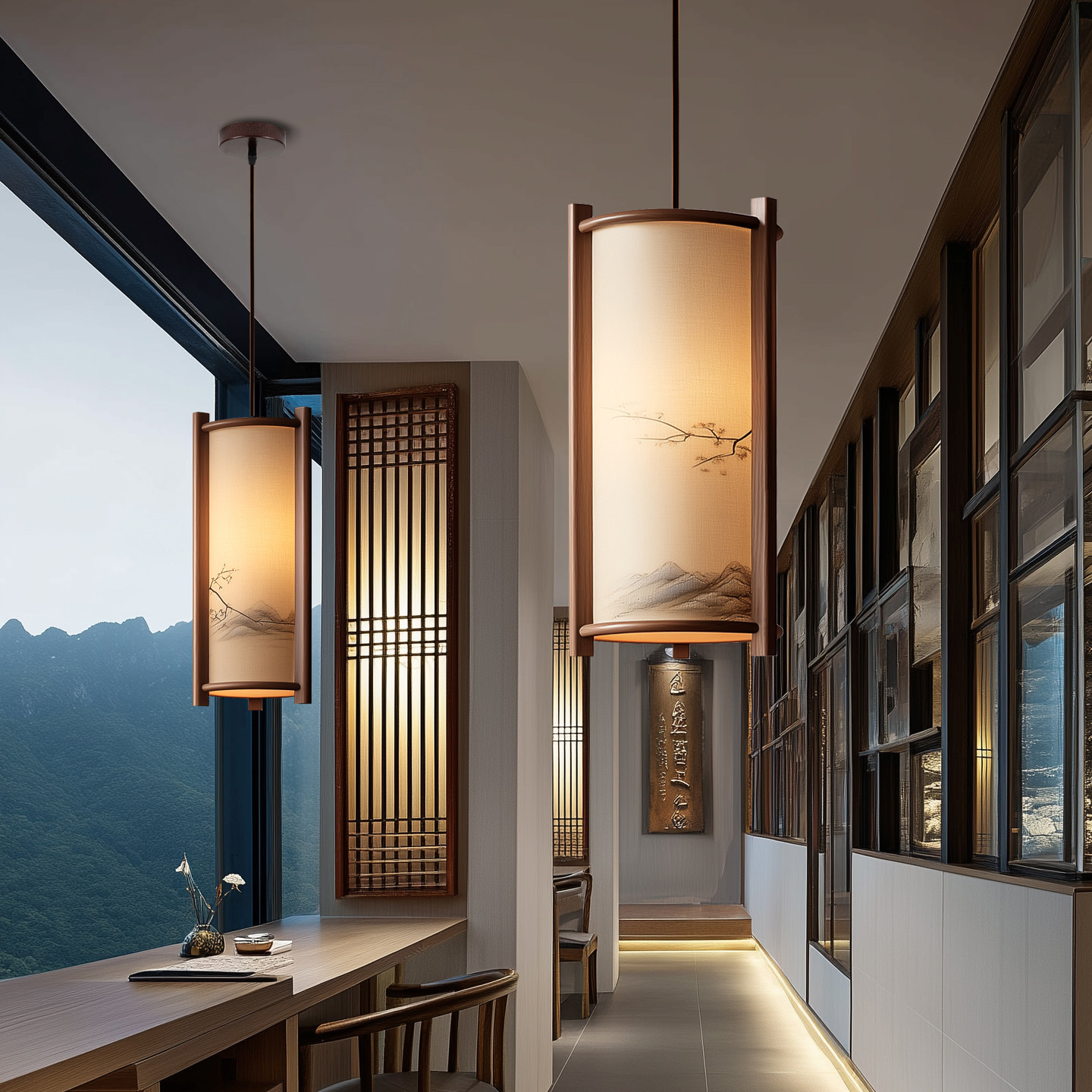 宋式美学禅意风吊灯新中式仿古玄关过道造景吊线灯复古茶室民宿灯,淘宝优惠券,粉丝福利购,淘宝优惠卷