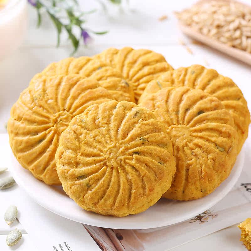 魔芋饼干糖精压缩杂卡脂肪热量燕麦 锦玟食品营养（消化）饼干