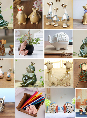 个性家中可爱风客厅卧室摆件