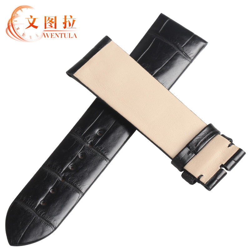 文图拉美洲鳄鱼皮表带代用手表带 尊凡手表配件