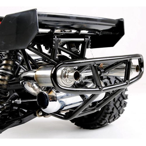 若凡1/5 Baja 5B汽油遥控车配件双孔消音排气管消音器消声支配者 - 图3