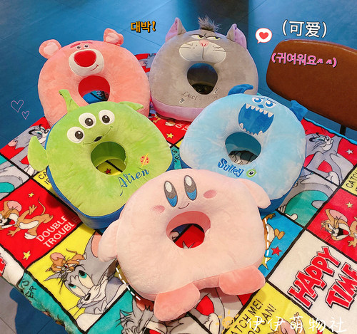可爱卡通午睡枕趴睡枕小学生儿童睡觉神器冰丝抱枕办公室午休枕头 - 图2