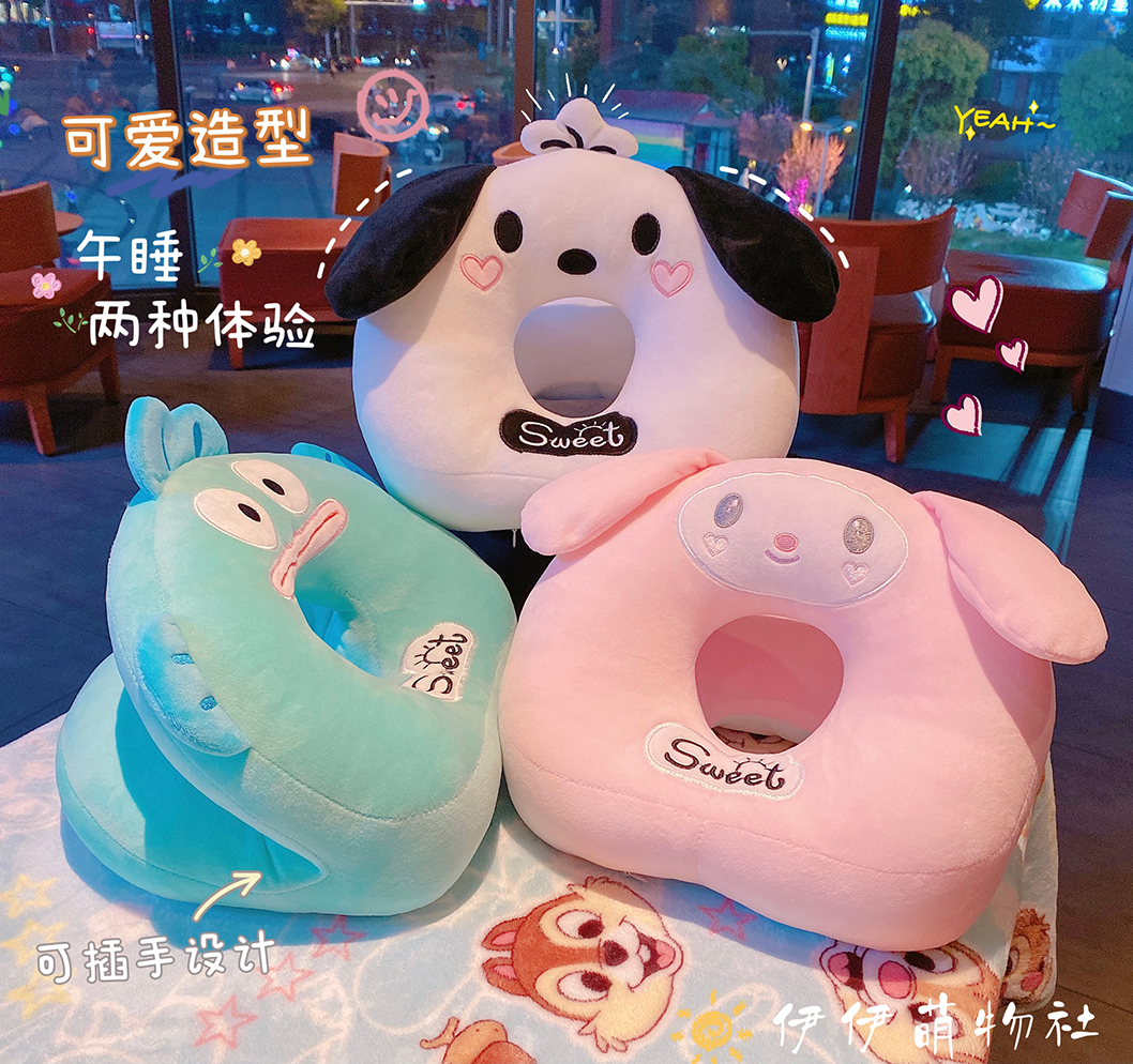 可爱卡通午睡枕办公室午休神器小学生教室趴睡枕头桌上午睡抱枕女 - 图1