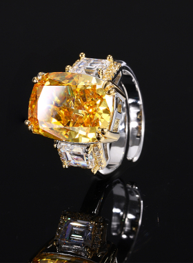 高含量高碳钻轻奢戒指