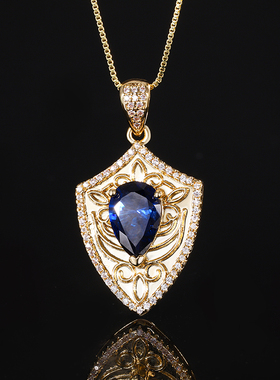 高碳钻轻奢高级简约时尚吊坠