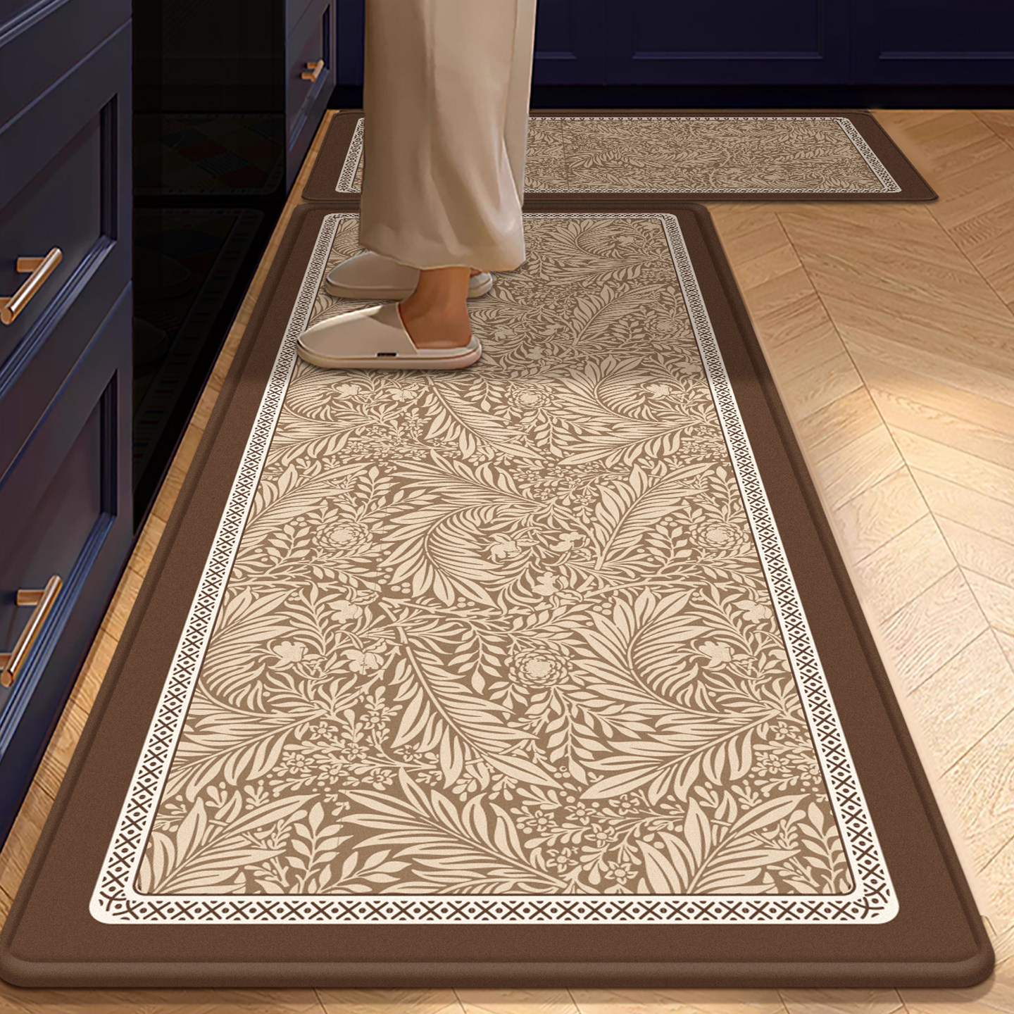 厨房地垫防滑防油可擦免洗地毯垫防水吸油耐脏专用脚垫子2025新款,淘宝优惠券,粉丝福利购,淘宝优惠卷