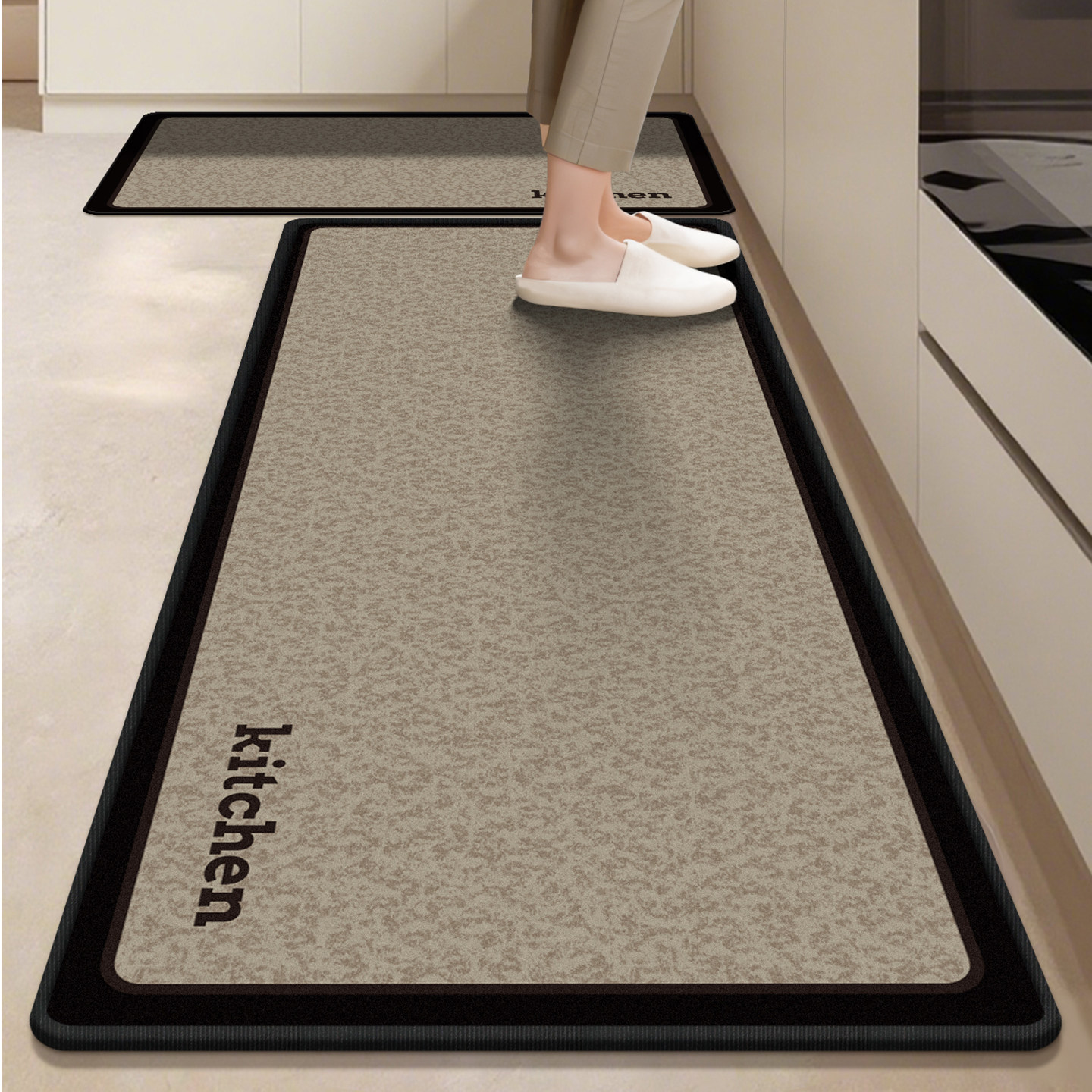 厨房地垫防滑防油可擦免洗地毯垫防水吸油耐脏专用脚垫子2025新款,淘宝优惠券,粉丝福利购,淘宝优惠卷