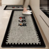 Kitchen floor mats, non-slip and oil-proof, wipe-free carpets, sink absorbent mats, special 2026 new foot mats