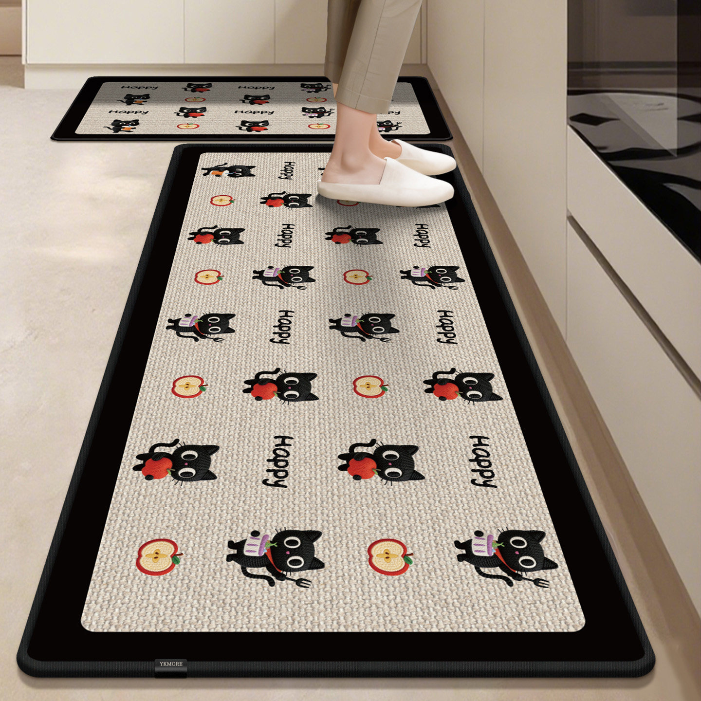 Kitchen floor mats, non-slip and oil-proof, wipe-free carpets, sink absorbent mats, special 2026 new foot mats