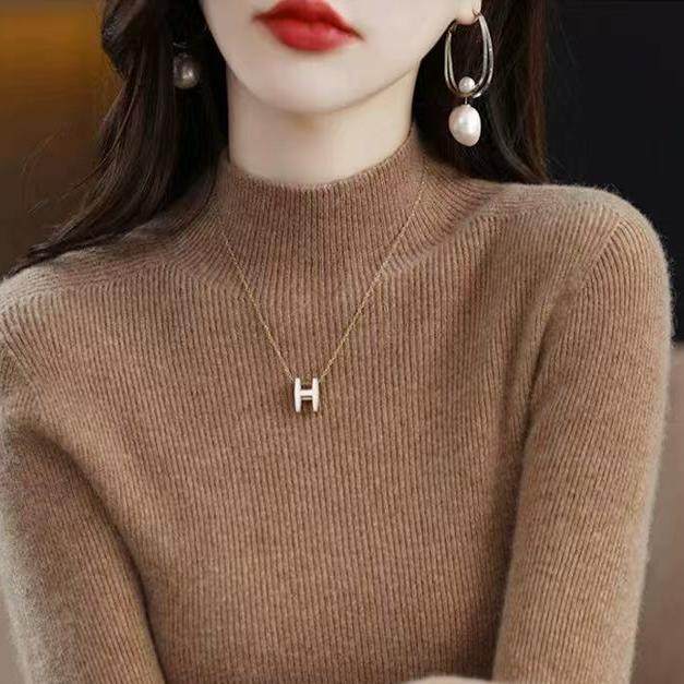 断码清仓2025针织衫女秋冬新款半高领毛衣修身内搭纯色打底衫加厚,淘宝优惠券,粉丝福利购,淘宝优惠卷