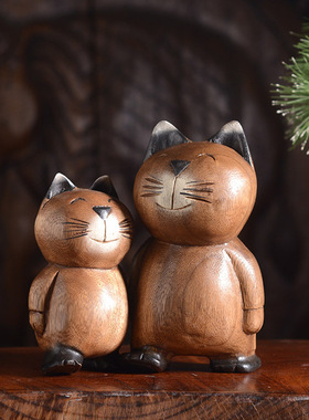 泰国东南亚风木雕卡通家居装饰