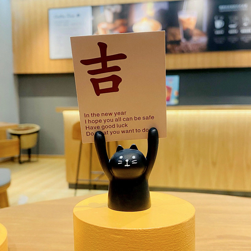 励志举牌举牌熊猫摆件创意桌面家居名片照片便签夹小礼品车载装,淘宝优惠券,粉丝福利购,淘宝优惠卷