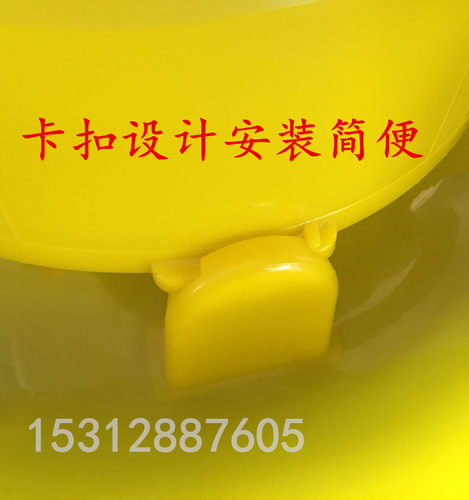 小鸡饲料桶雏鸡成年鸡散养鸡专用自动下料桶食槽鸭家禽喂食器鸡笼 - 图0