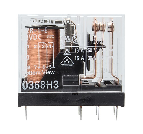 原装进口正品OMRON欧姆龙小型继电器G2R-1-E DC12V一24VDC可选16A - 图2