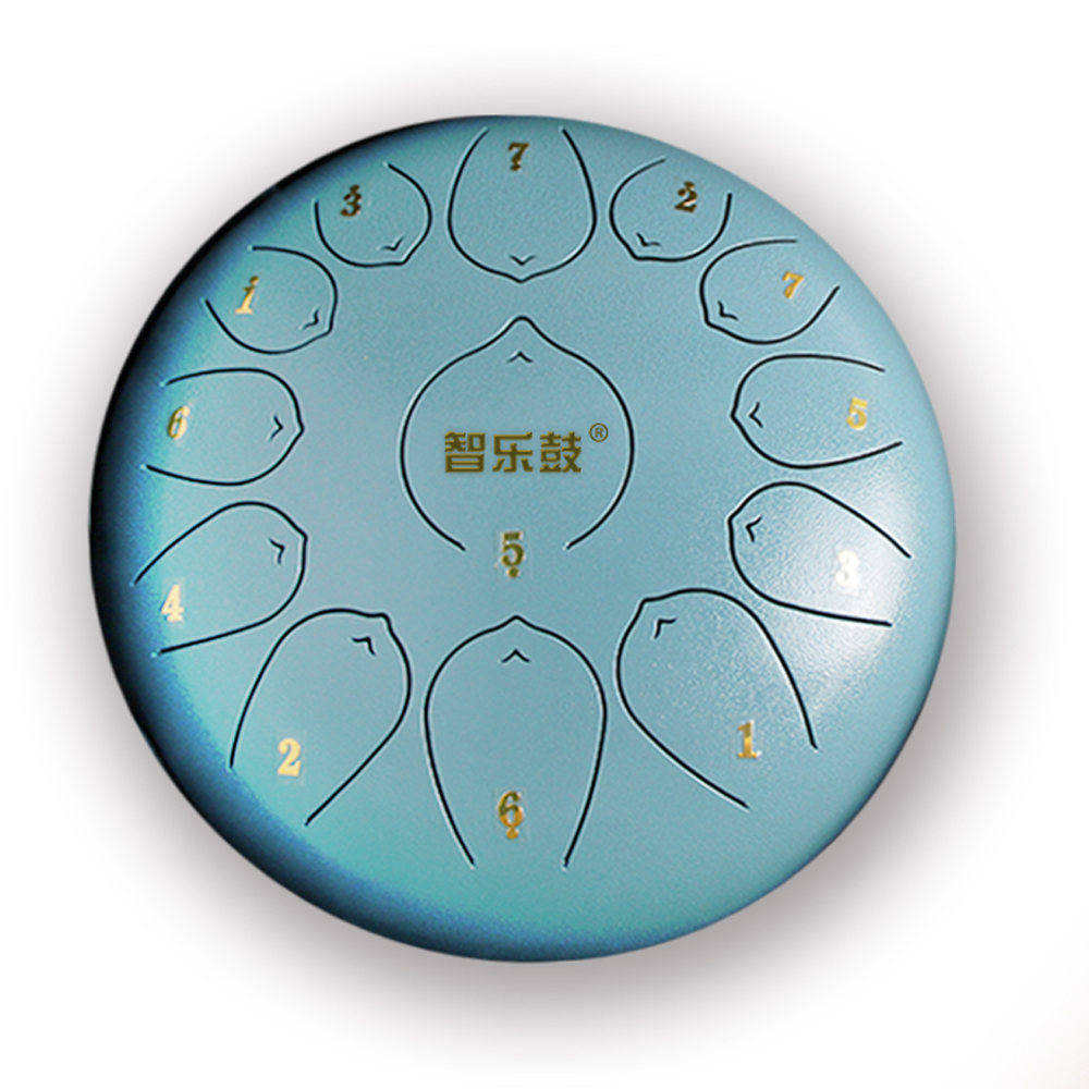 智乐空灵鼓官方品牌13音初学者专业级色空鼓鲁儒手碟鼓简单易儿童 - 图3