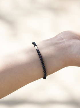 星空蓝砂石定制刻字极细简约