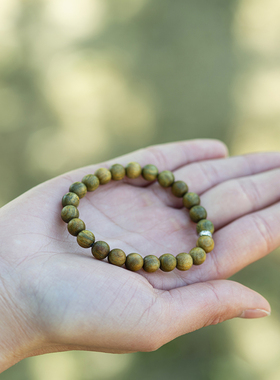 男女情侣绿檀木简约百搭