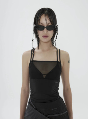 现货OJOS 24夏季新款男女同款摩登复古前卫猫眼太阳眼镜韩国代购