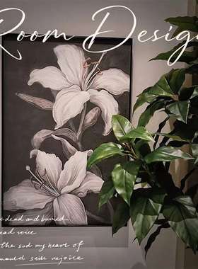 高级感砂岩装饰画现代简约客厅沙发背景墙挂画玄关艺术风摆件壁画
