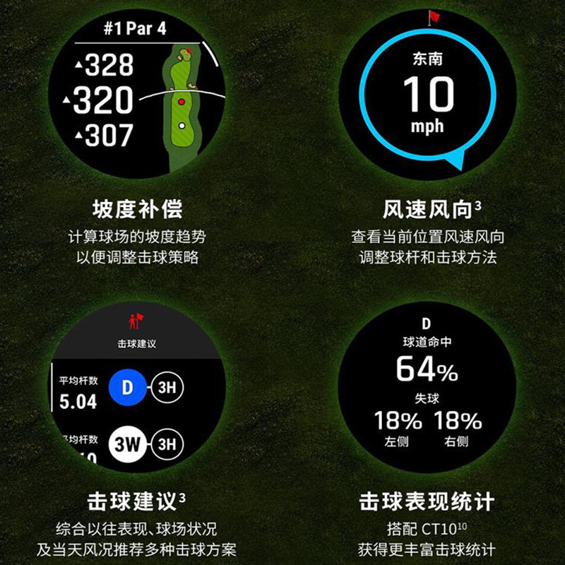 GARMIN佳明高尔夫手表MARQ2代智能手表GPS电子球童触摸防水23新款-图2