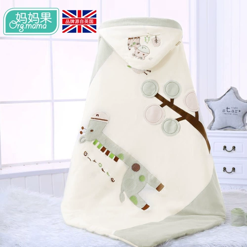 Хлопковое одеяло для младенца, зимний детский спальный мешок для новорожденных, осеннее, увеличенная толщина