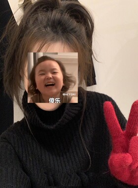 HEYONI韩国手套女冬季可触屏手套保暖防寒ins高颜值学生针织手套