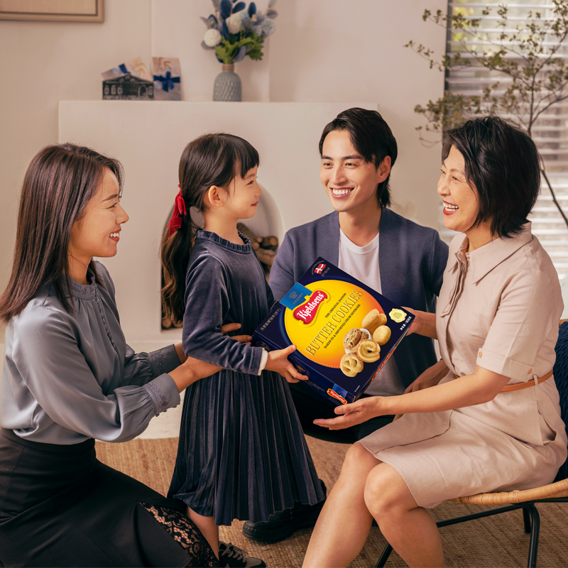 丹麦蓝罐曲奇饼干681g礼盒装铁罐黄油零食进口黄油饼干年货礼物