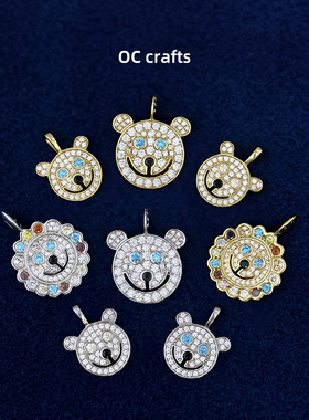 新款送礼自戴项链童趣小熊狮子银