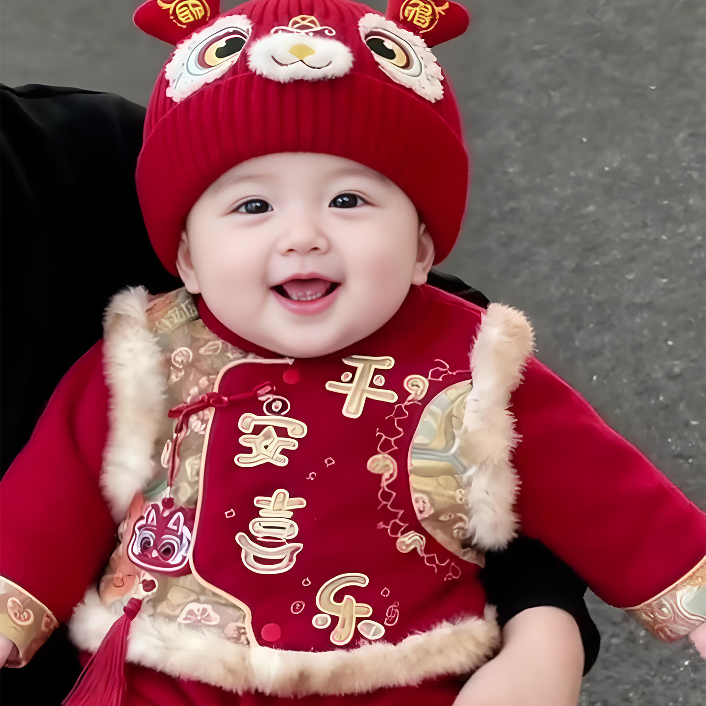 百天宝宝衣服冬季洋气喜庆婴幼儿保暖中国风拜年服婴儿连体衣冬装,淘宝优惠券,粉丝福利购,淘宝优惠卷