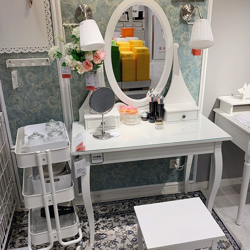 Ikea, современное двусторонное универсальное зеркало из нержавеющей стали