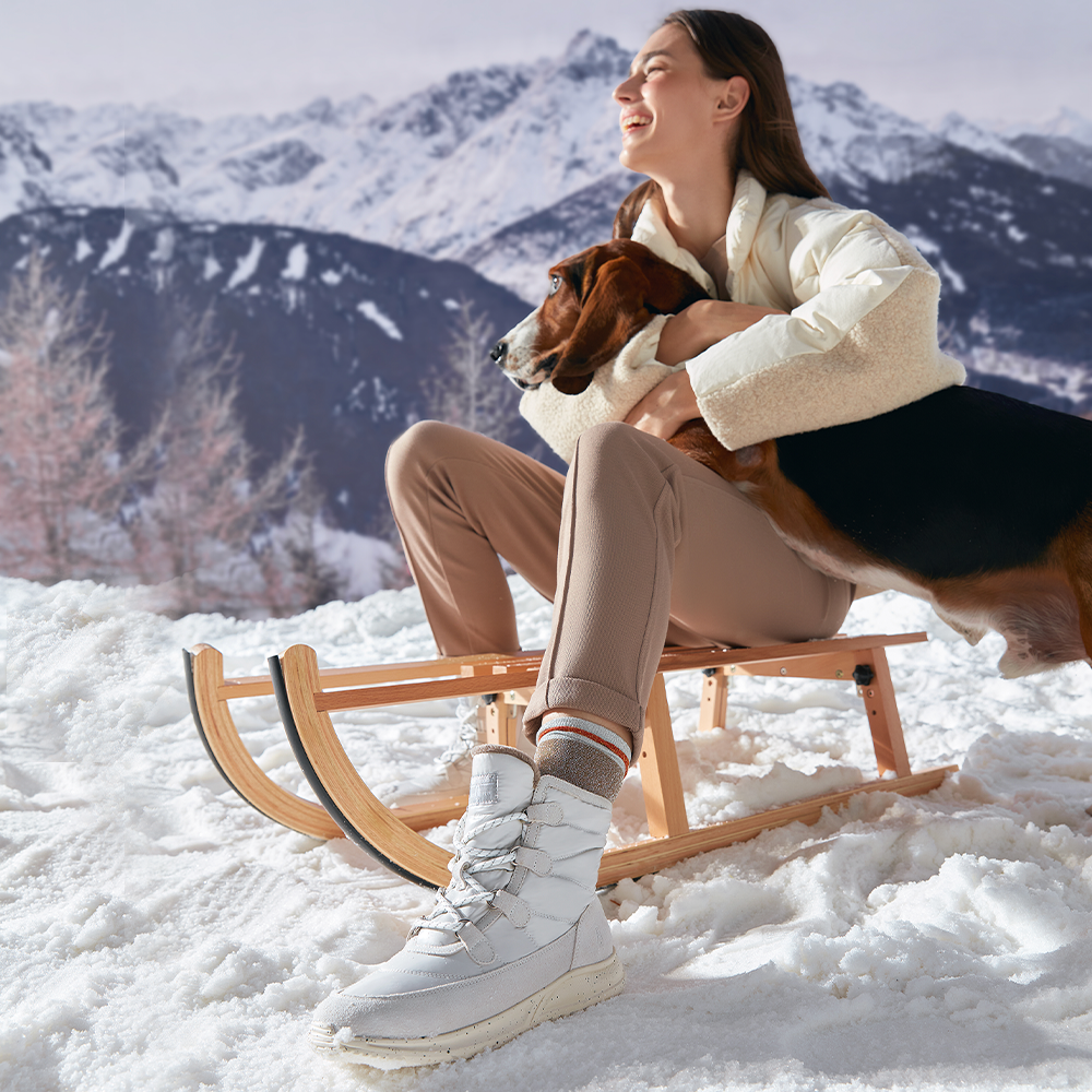  hushpuppies时尚雪地靴