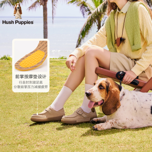 暇步士袋鼠鞋怎么样 真皮牛皮女鞋一脚蹬 券后759元